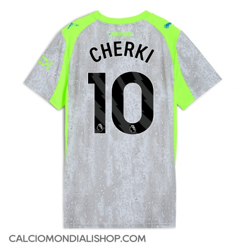 Maglie da calcio Manchester City Rayan Cherki #10 Terza Maglia Femminile 2025-26 Manica Corta